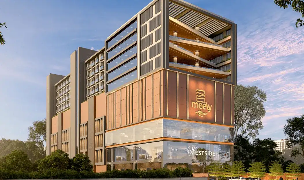 Meely -Premium Offices, Shops and Showrooms  By Prabhu Group in nana-mauva, Rajkot
