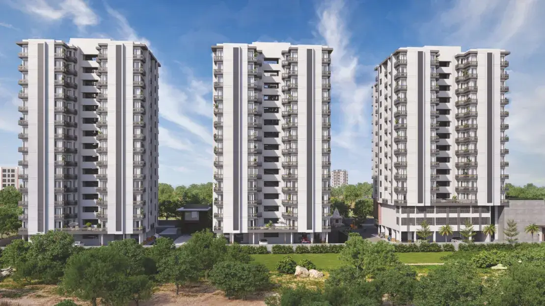 Nandan – Premium 2 and 3 BHK Flats, Shops and Showrooms at Mavdi in mavdi, Rajkot