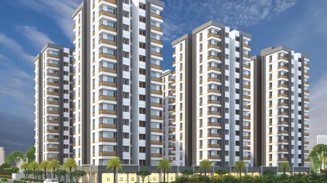 OJAS AURA – Shops & 2BHK Flats  in mavdi, Rajkot